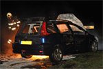 Prio 1 Brand Wegvervoer Auto Mienskerwei Eastermar
